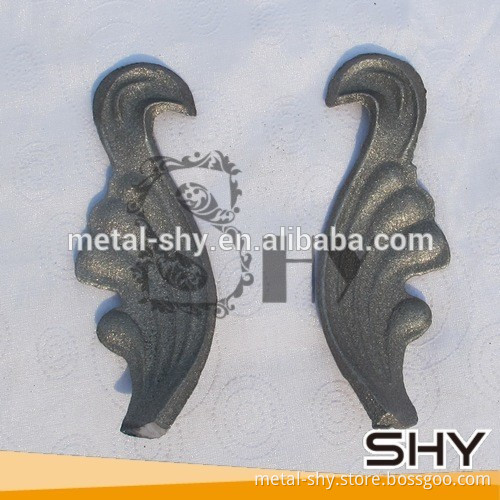Ornamental Cast Steel Flowers and Leaves